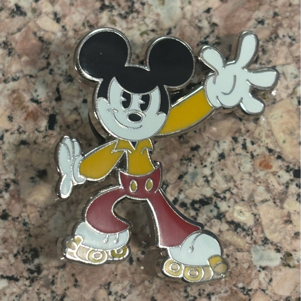 Disney Parks Mickey Mouse Booster Pin Set - Disco Mickey Mouse Pin